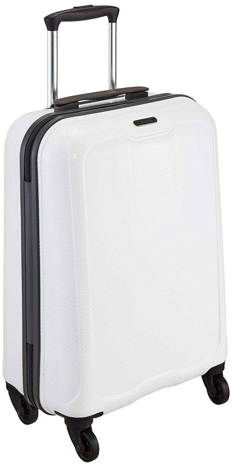 Echolac Moonlight Medium White Hard Sided Cabin Suitcase Trolley 55cm (PC037) Echolac New